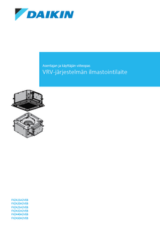 FXZA-A_Installer.User reference guide_4PFI599623-1D_Finnish download